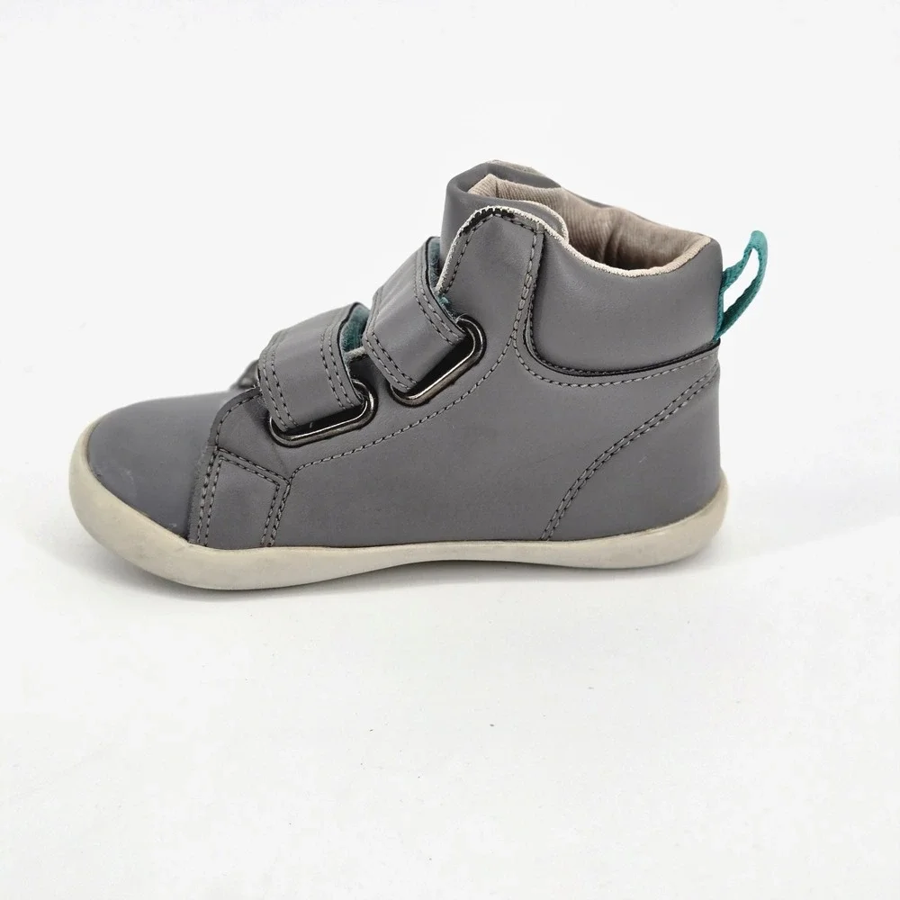 Ten Little Everyday High Top Charcoal Grey Kids Sneakers Shoes Size 8 Toddler